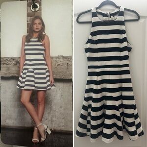 State of Being striped mini dress S